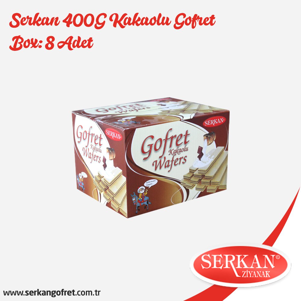 Serkan 400G Kakaolu Gofret