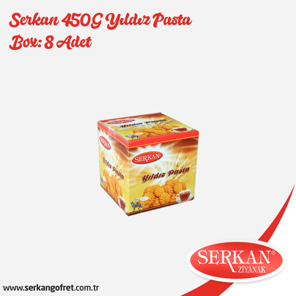 Serkan 450G Yıldız Pasta