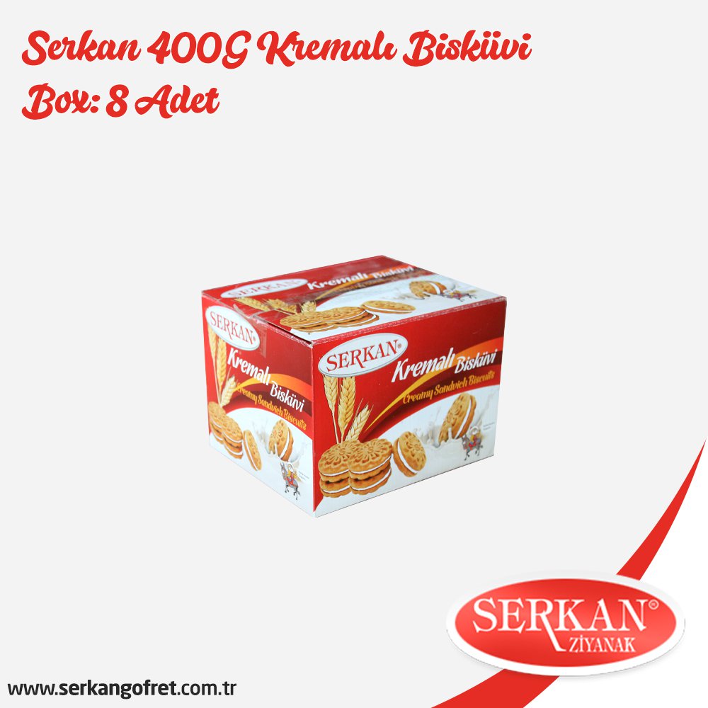 Serkan 400G Kremalı Bisküvi