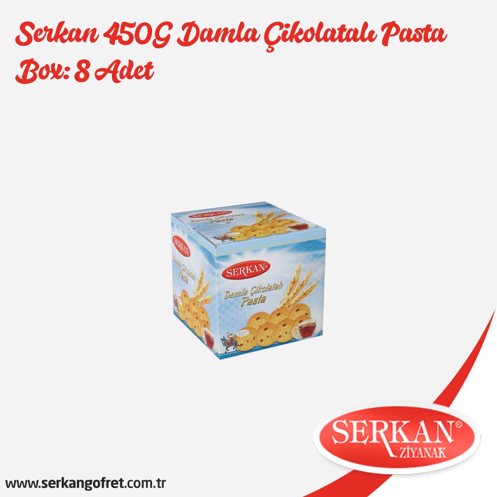 Serkan 450G Damla Çikolatalı Pasta