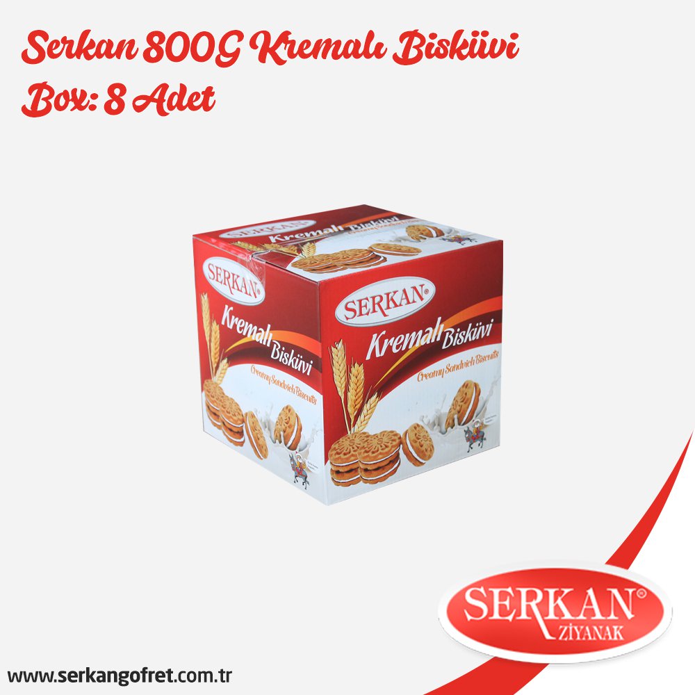 Serkan 800G Kremalı Bisküvi