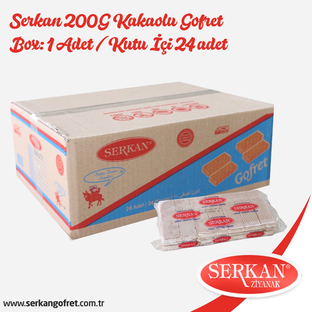 Serkan 200G Kakaolu Gofret