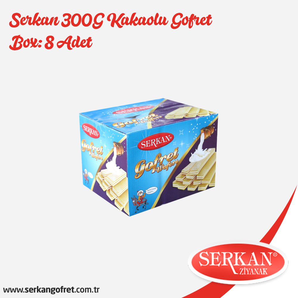 Serkan 300G Kakaolu Gofret