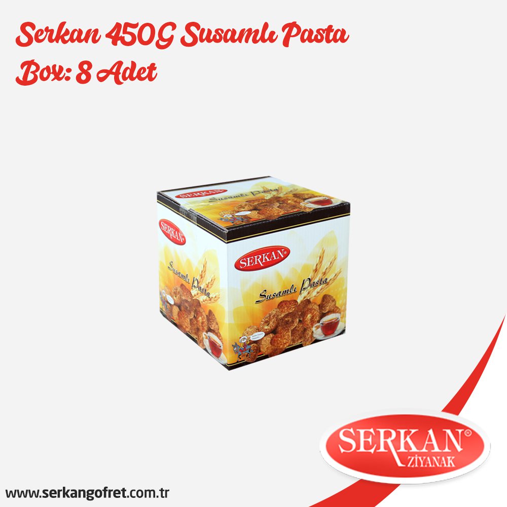 Serkan 450G Susamlı Pasta