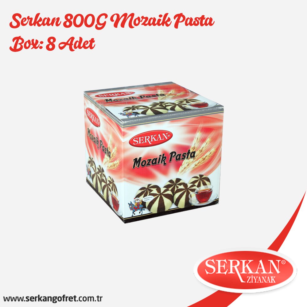 Serkan 800G Mozaik Pasta