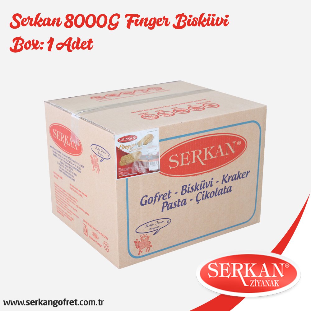 Serkan 8000G Finger Bisküvi