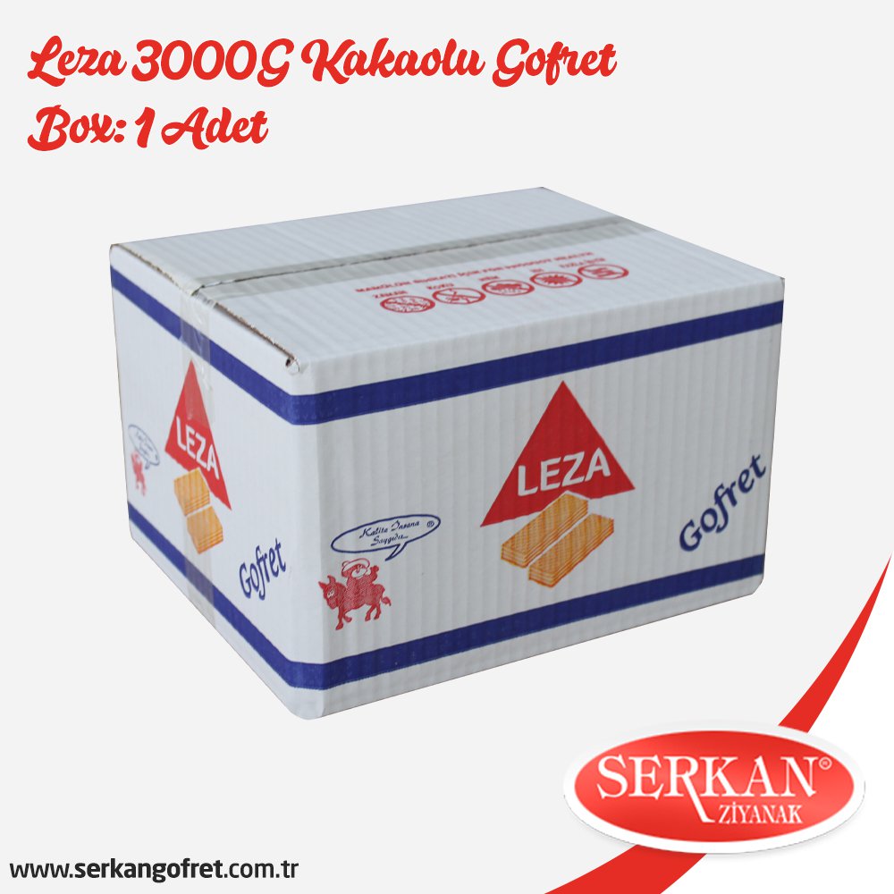 Leza 3000G Kakaolu Gofret