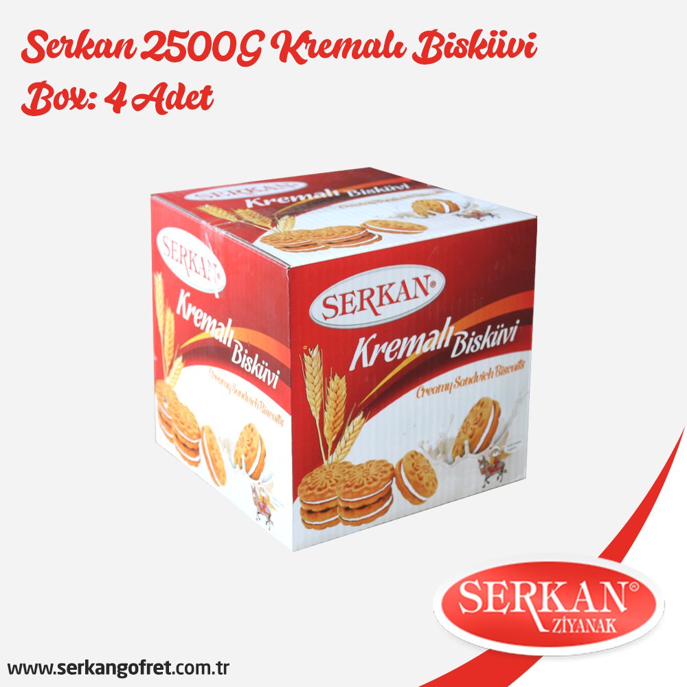 Serkan 2500G Kremalı Bisküvi
